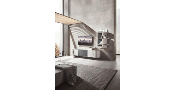 LOWBOARD 240/65/45 cm - Anthrazit/Beige, Design, Holzwerkstoff/Metall (240/65/45cm) - Ambiente