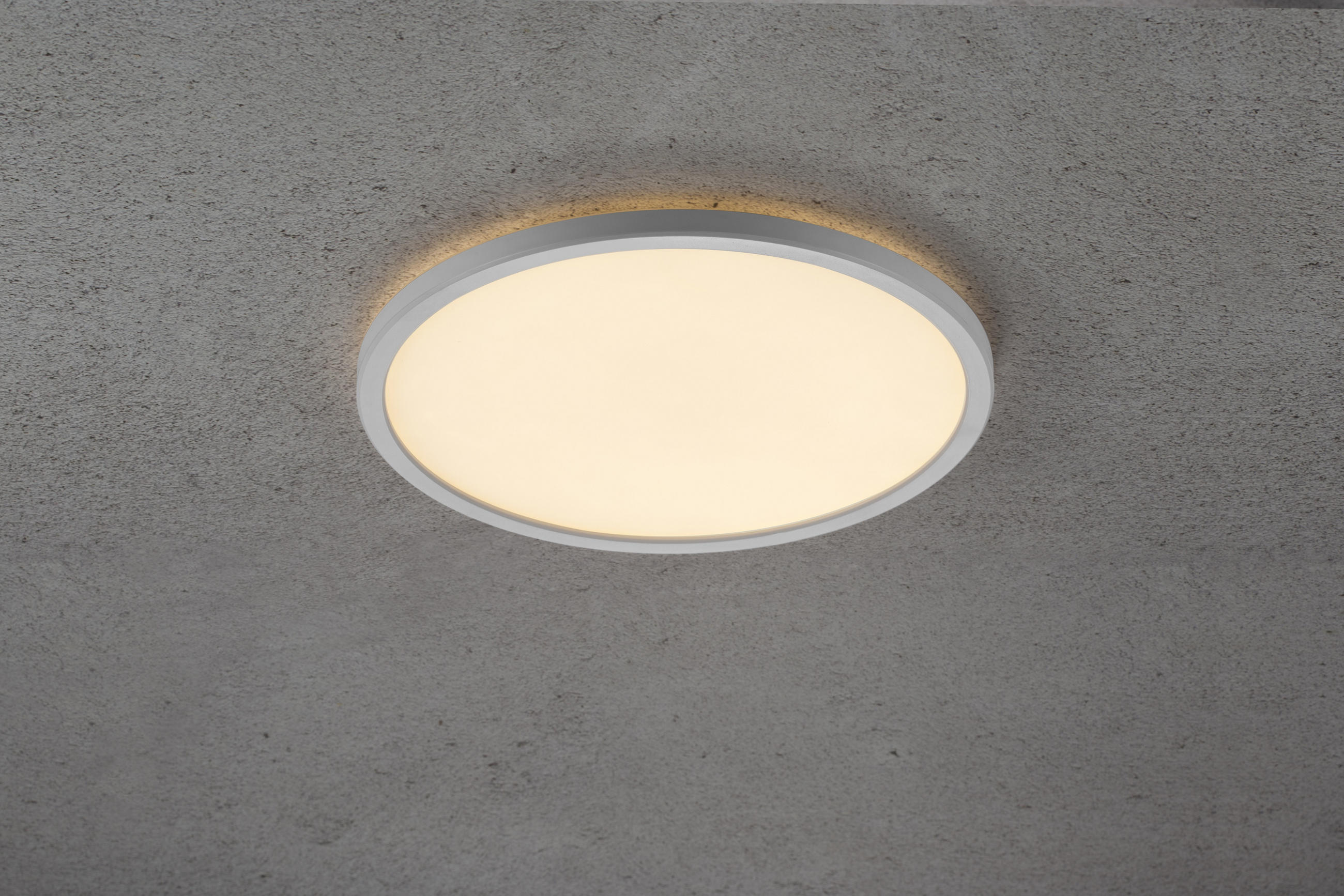 DECKENLEUCHTE PLANURA 29,4/2,3 cm   - Weiß, KONVENTIONELL, Kunststoff (29,4/2,3cm) - Nordlux
