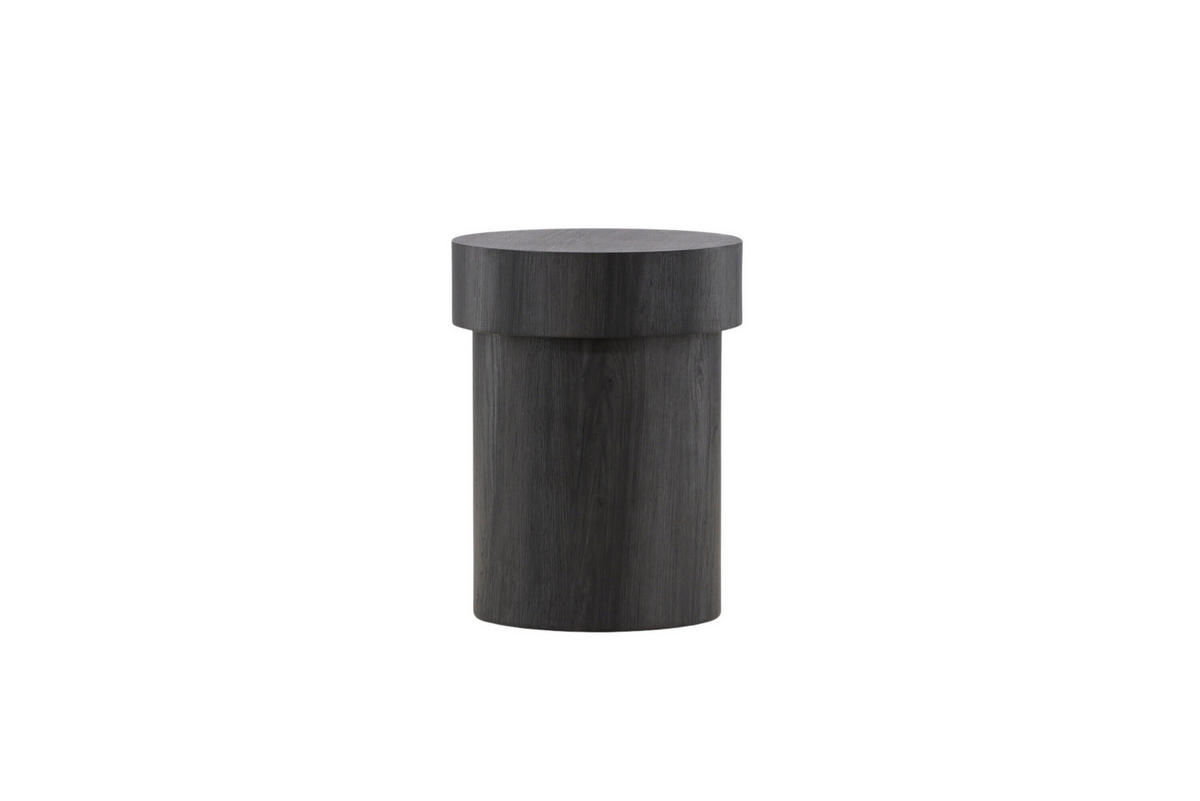 BEISTELLTISCH in Holz  - Schwarz, MODERN, Holz (35/45cm) - Livetastic