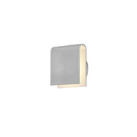 LED-WANDLEUCHTE Cano 9,5/8,5/3,5 cm  - Alufarben, Design, Metall (9,5/8,5/3,5cm) - Helestra