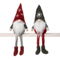 TOMTENISSE  - röd/grön, Lifestyle, textil (16/8/48cm) - X-Mas