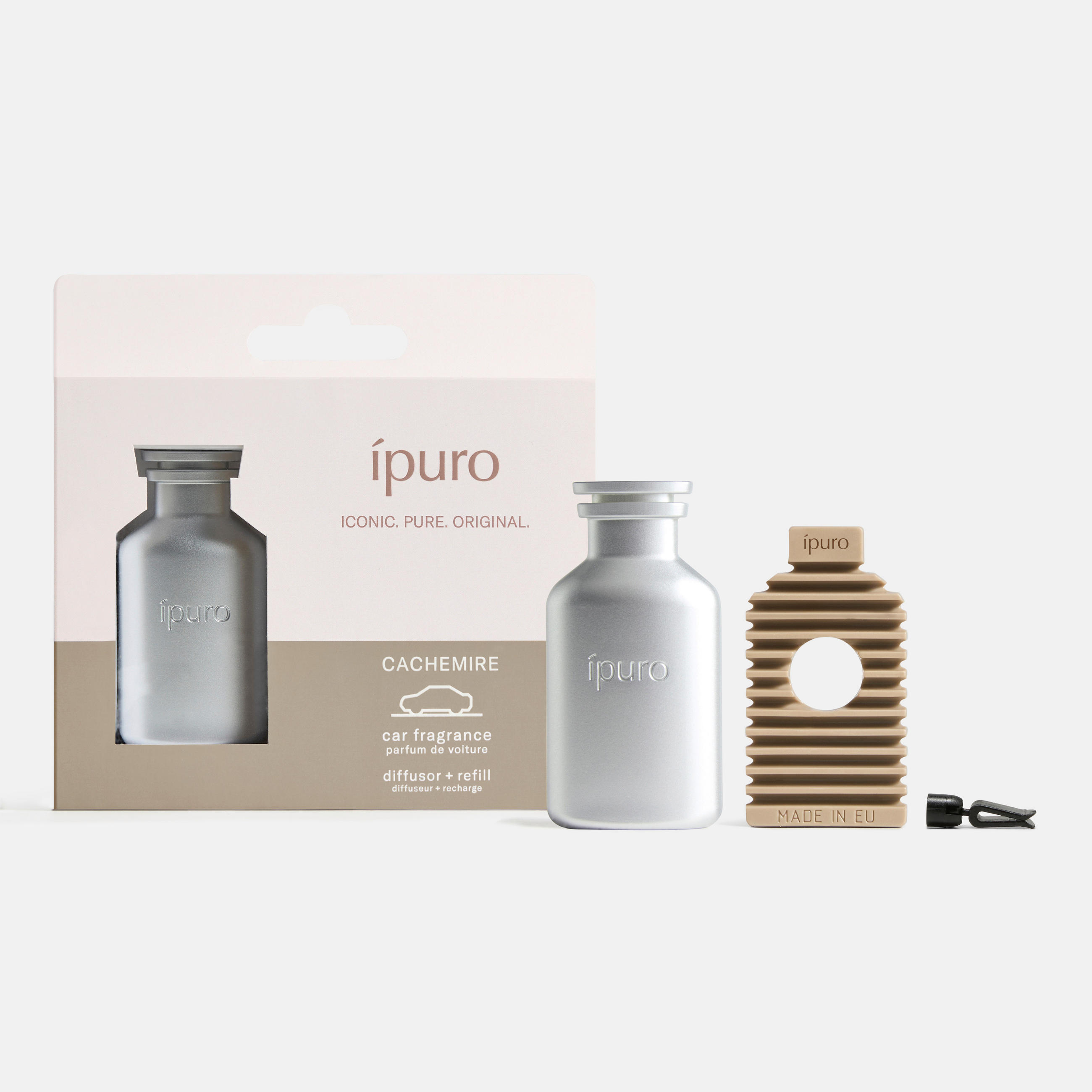 OSVIEŽOVAČ VZDUCHU DO AUTA - koňaková, Basics, plast (0,3/1,2/1,2cm) - Ipuro