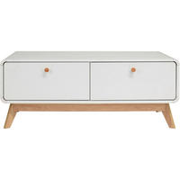 LOWBOARD Cassie  in 100/40/51 cm  - Eichefarben/Weiß, Design, Holz/Holzwerkstoff (100/40/51cm) - MID.YOU