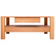 COUCHTISCH Kernbuche massiv 110/70/47,5 cm rechteckig Buchefarben  - Buchefarben, KONVENTIONELL, Holz (110/70/47,5cm) - Linea Natura