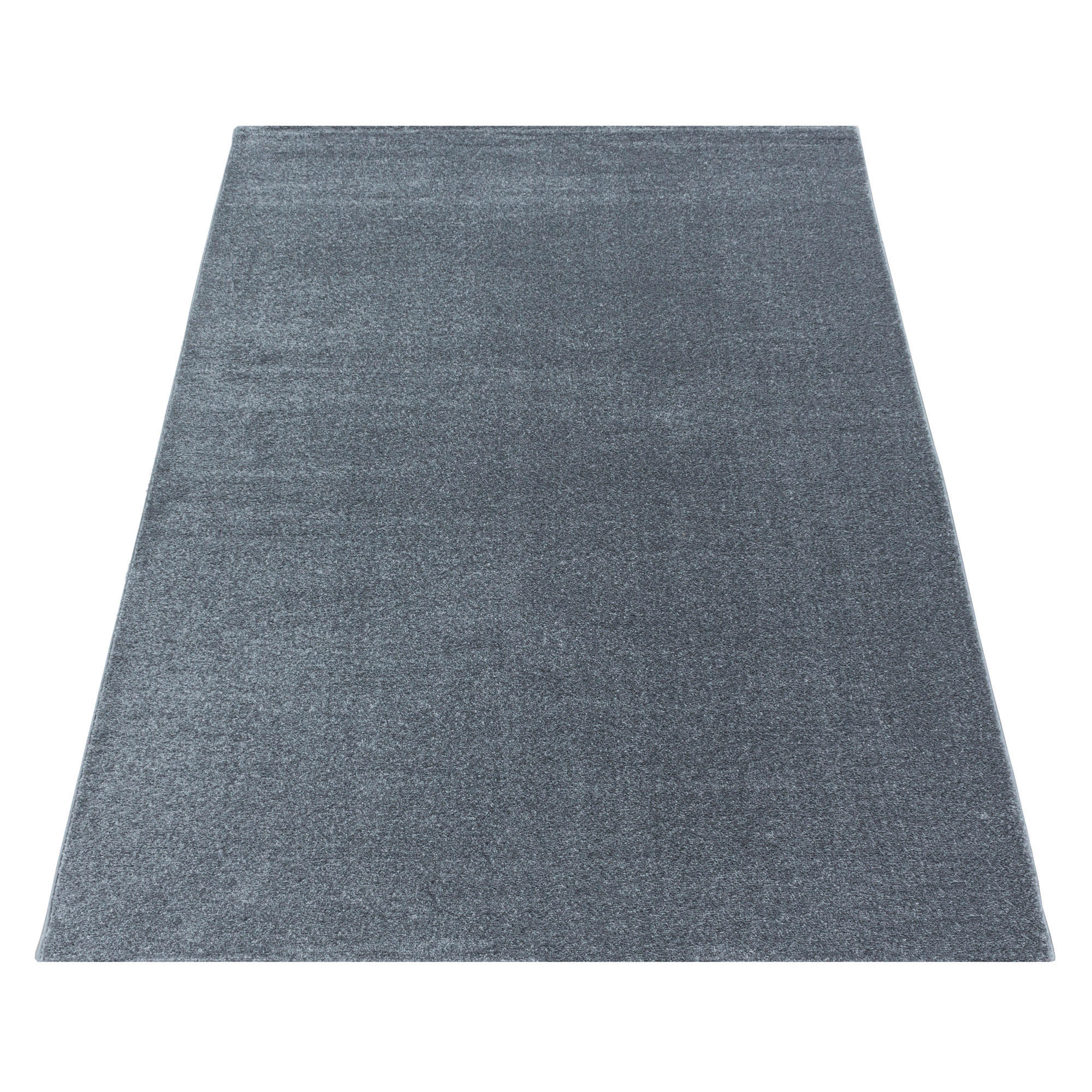 Thumbnail - Hochflorteppich Rio 4600 silber, Silber, Textil, Uni, rechteckig, 80x150 cm, Oeko-Tex® Standard 100, für Fußbodenheizung...