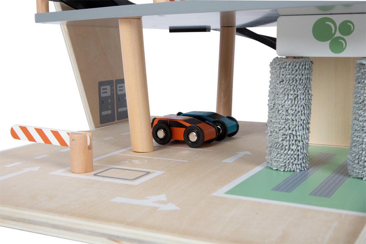 PARKGARAGE  - Multicolor, Basics, Holz/Kunststoff (62/43/36cm) - small foot