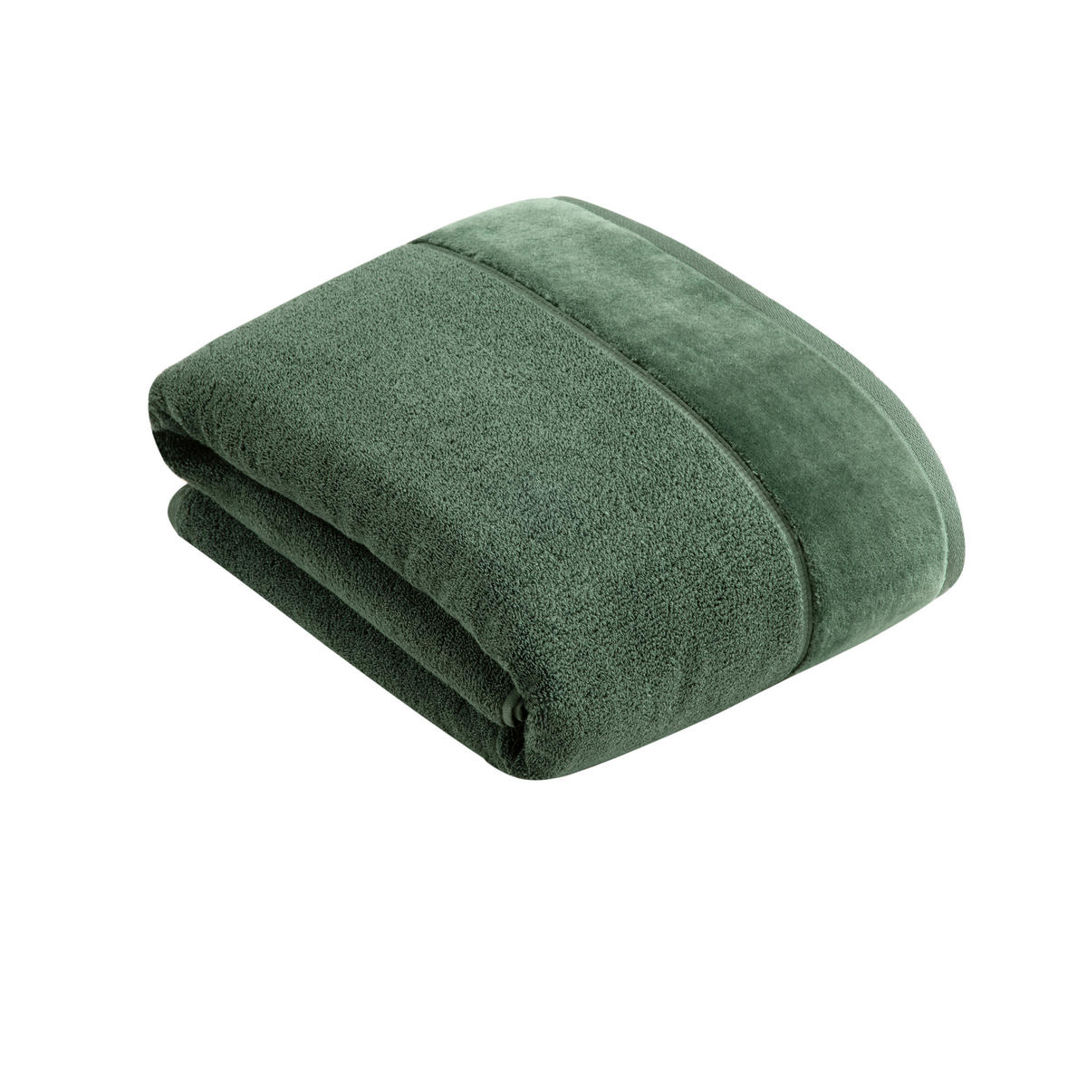 BADETUCH Pure Grün 100/150 cm  - Grün, Basics, Textil (100/150cm) - Vossen