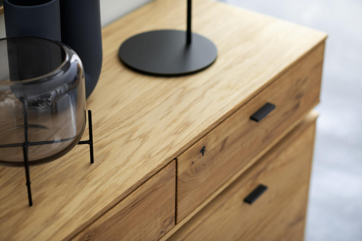 SIDEBOARD 183/90/44 cm  in Wildeiche  - Wildeiche/Anthrazit, Natur, Holz/Holzwerkstoff (183/90/44cm) - MID.YOU