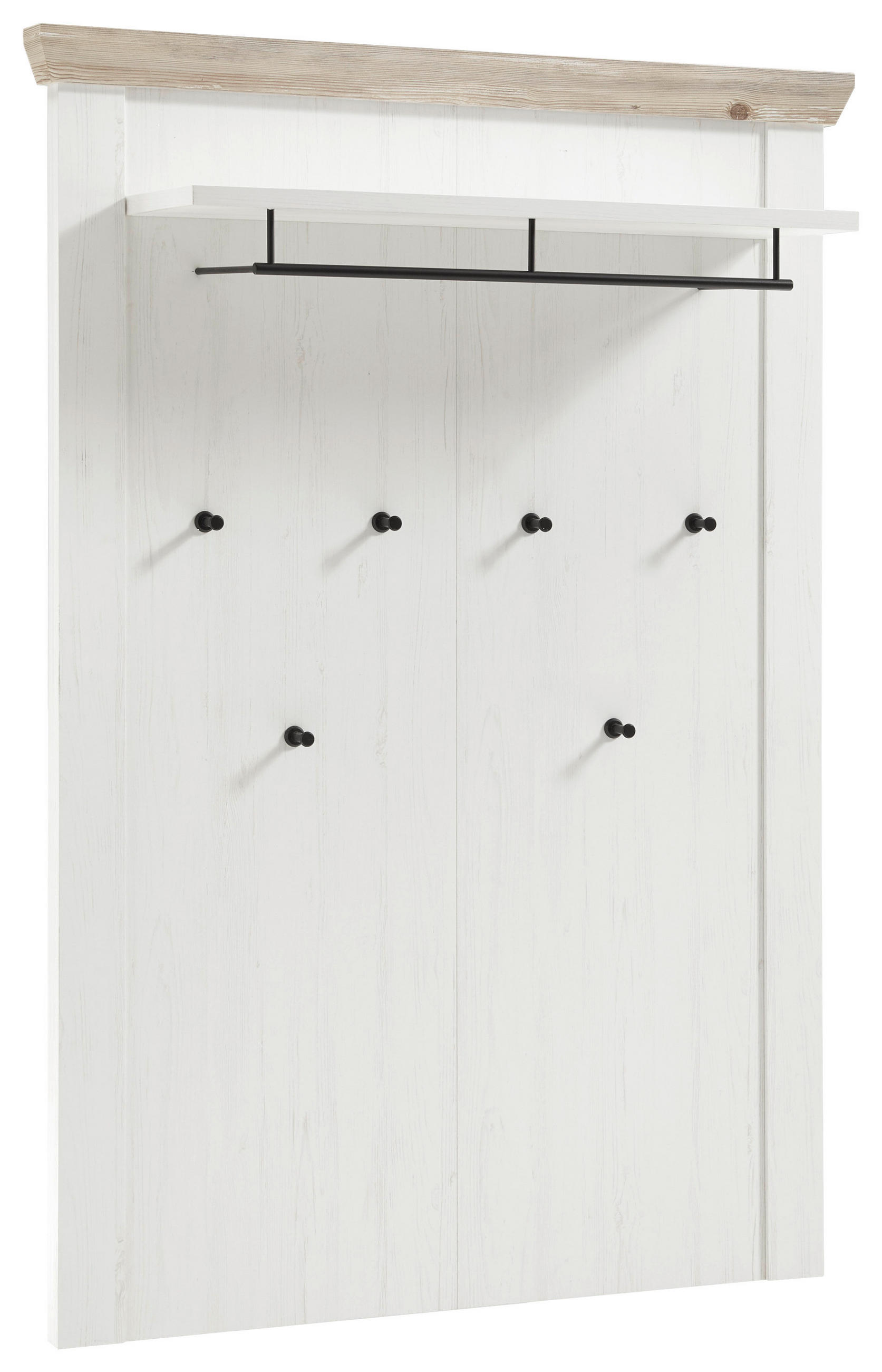 GARDEROBENPANEEL  in  - Hellbraun/Pinienfarben, Design, Holzwerkstoff (107/153/27cm) - MID.YOU