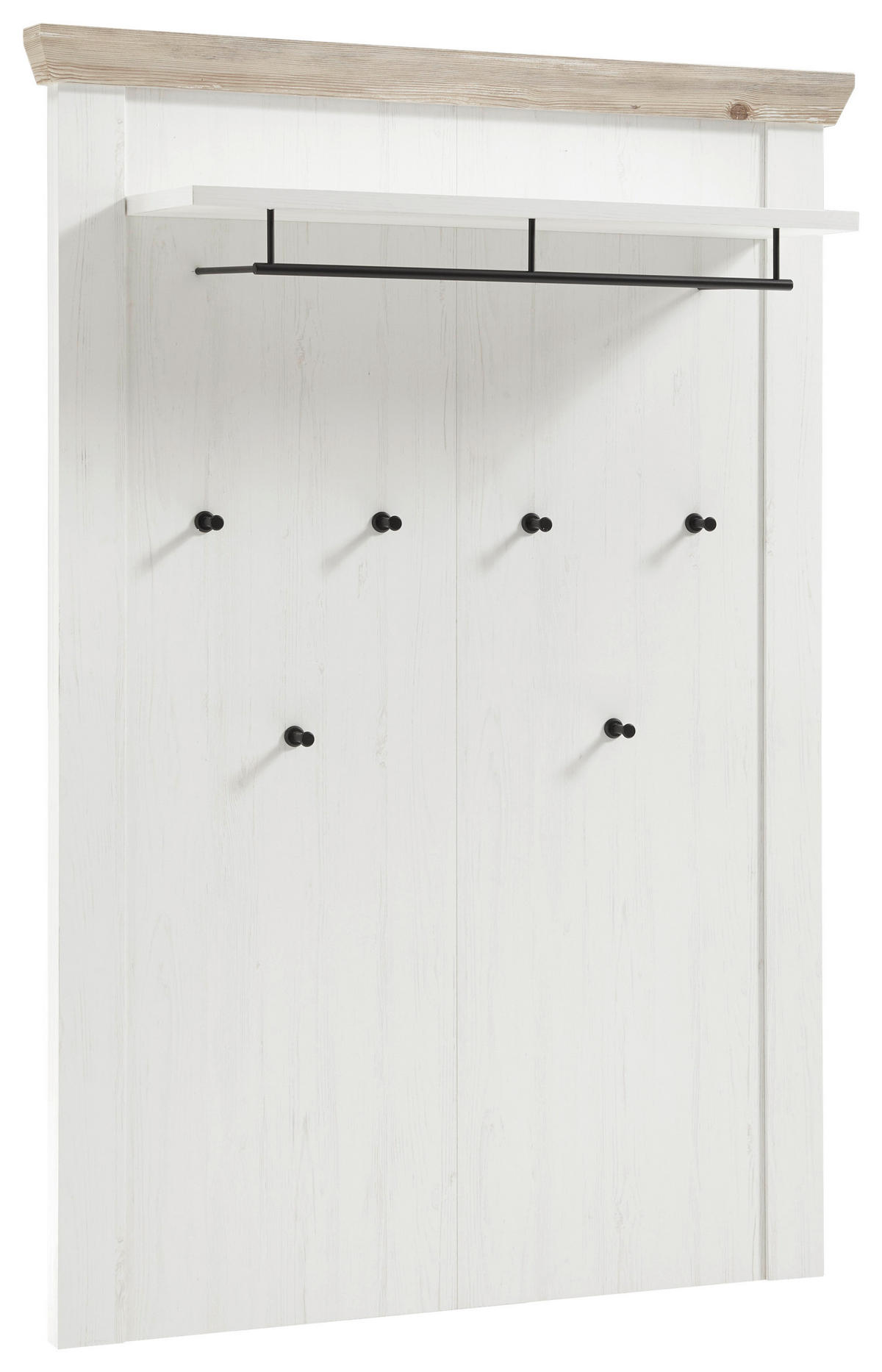 GARDEROBENPANEEL  in  - Hellbraun/Pinienfarben, Design, Holzwerkstoff (107/153/27cm) - MID.YOU