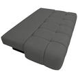 BOXSPRINGSOFA in Chenille Anthrazit  - Anthrazit/Schwarz, MODERN, Kunststoff/Textil (210/72/105cm) - Cantus