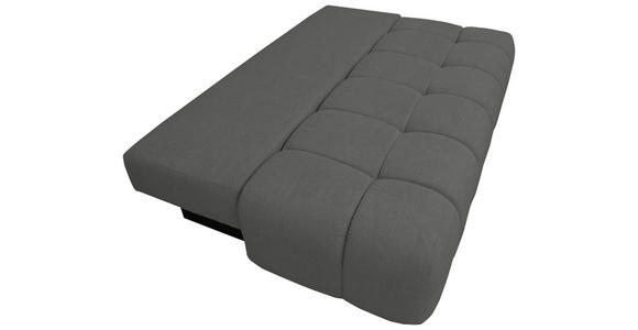 BOXSPRINGSOFA in Chenille Anthrazit  - Anthrazit/Schwarz, MODERN, Kunststoff/Textil (210/72/105cm) - Cantus