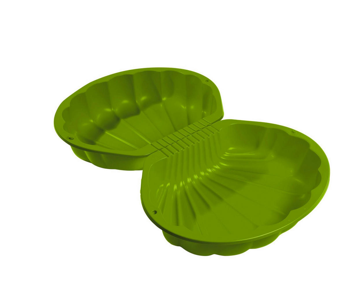 SAND- UND WASSERMUSCHEL Grün  - Grün, Basics, Kunststoff (73/88/22cm) - BIG