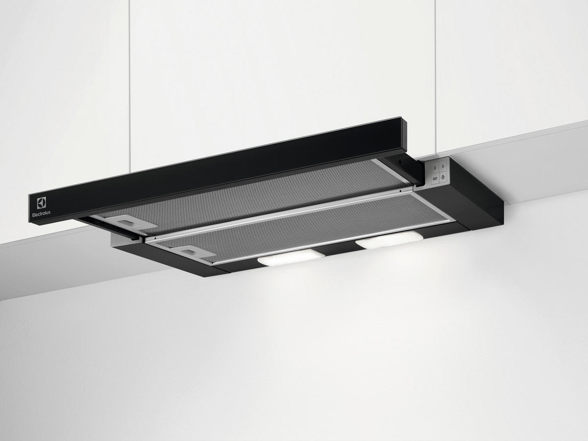 DUNSTABZUGSHAUBE LFP326FB  - Edelstahlfarben/Schwarz, Basics, Metall (59,8/17,9/28,4cm) - Electrolux