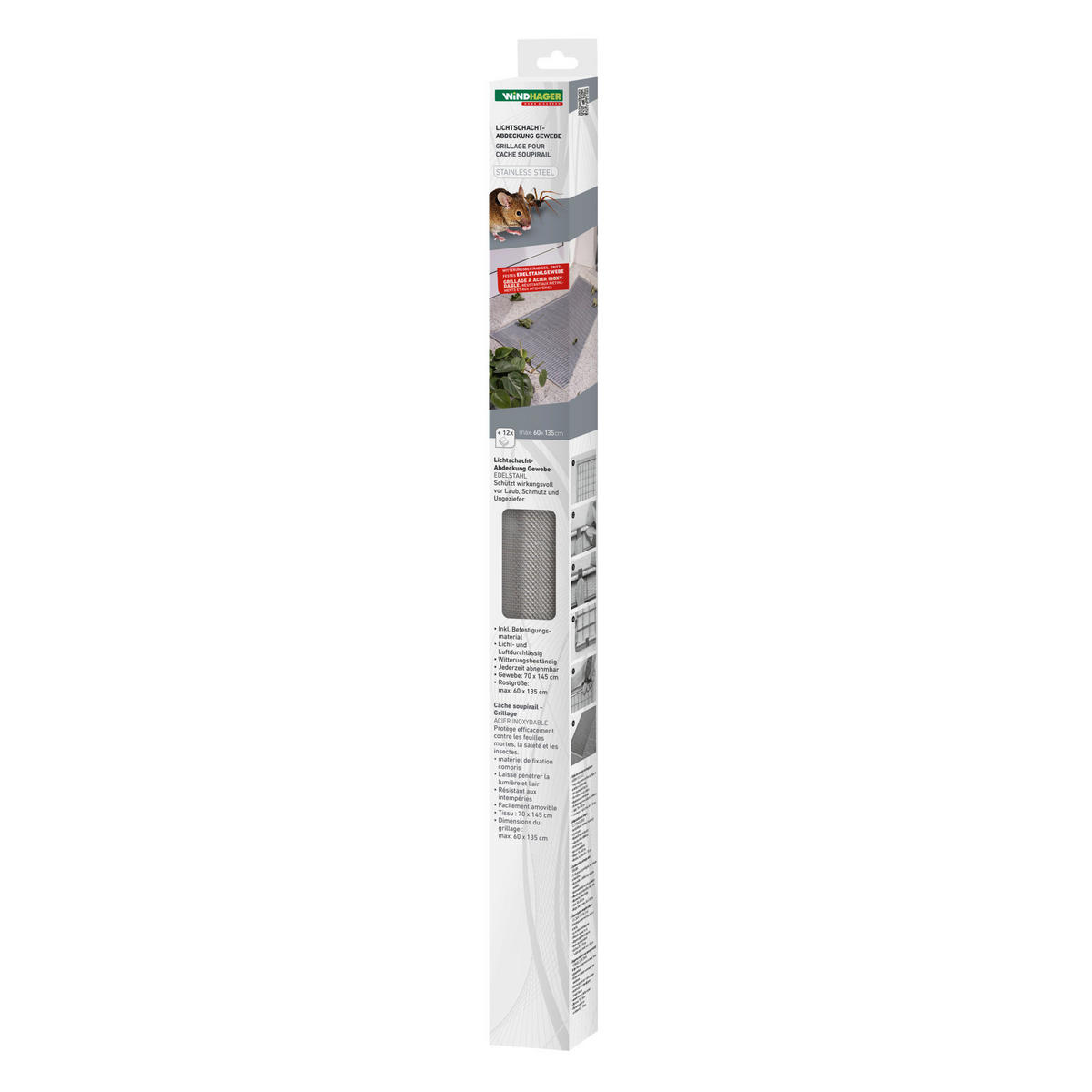 LICHTSCHACHTABDECKUNG - Basics, Metall (60/135cm)