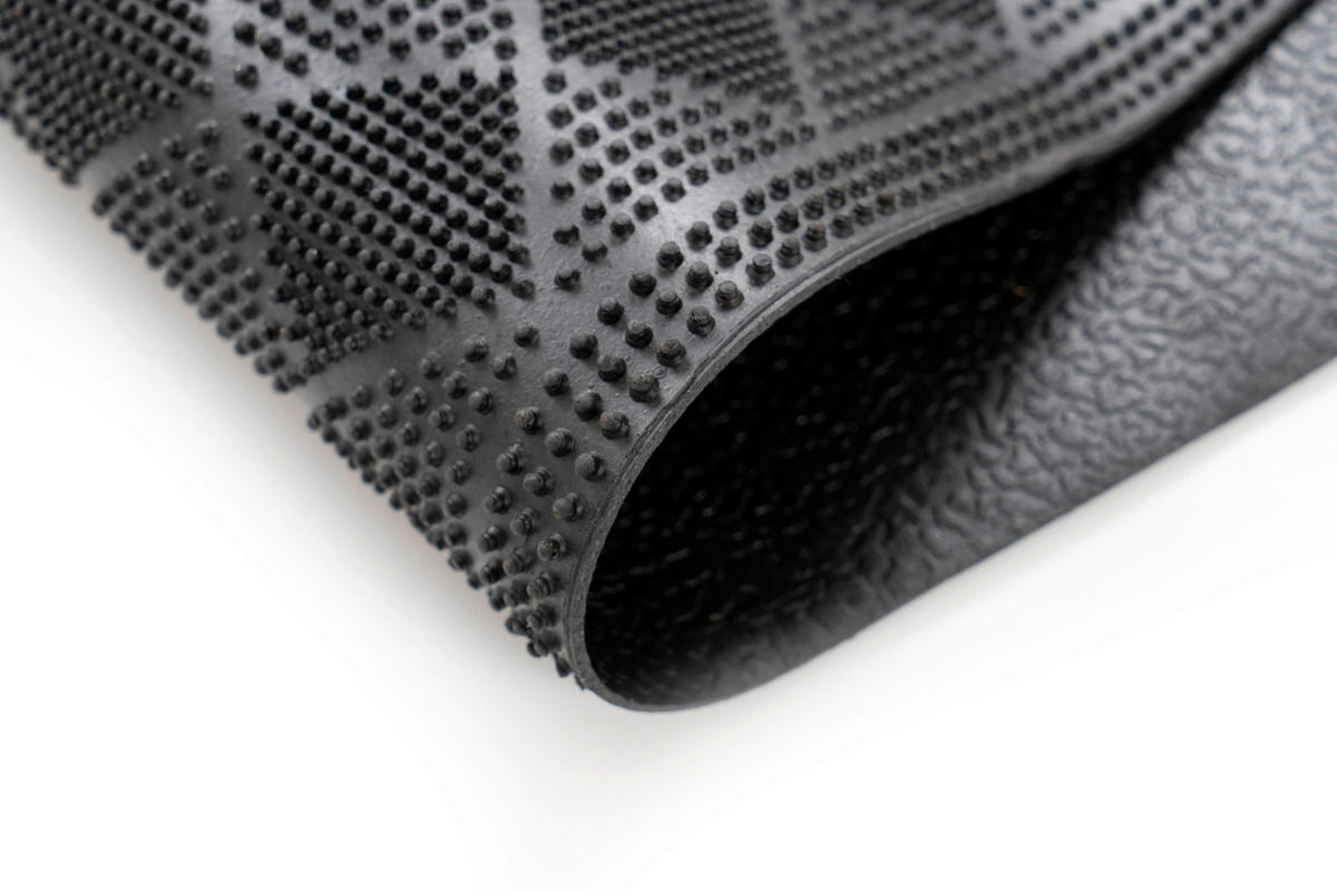 FUßMATTE  45/75 cm  Rot  - Rot, Basics, Kunststoff (45/75cm) - Kayoom