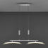 LED-HÄNGELEUCHTE - Chromfarben, KONVENTIONELL, Glas/Metall (90/8/170cm) - Novel