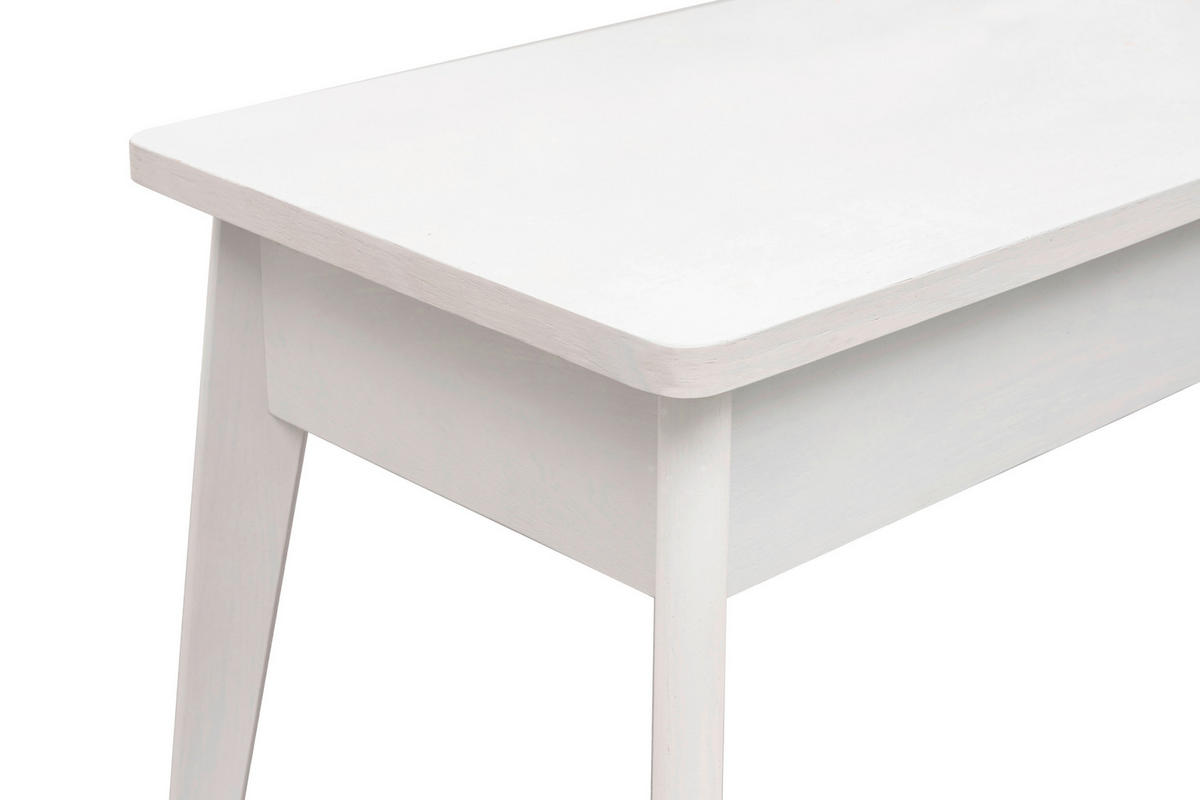 BANCĂ - alb, Konventionell, lemn/material pe bază de lemn (90/47/35cm) - MID.YOU