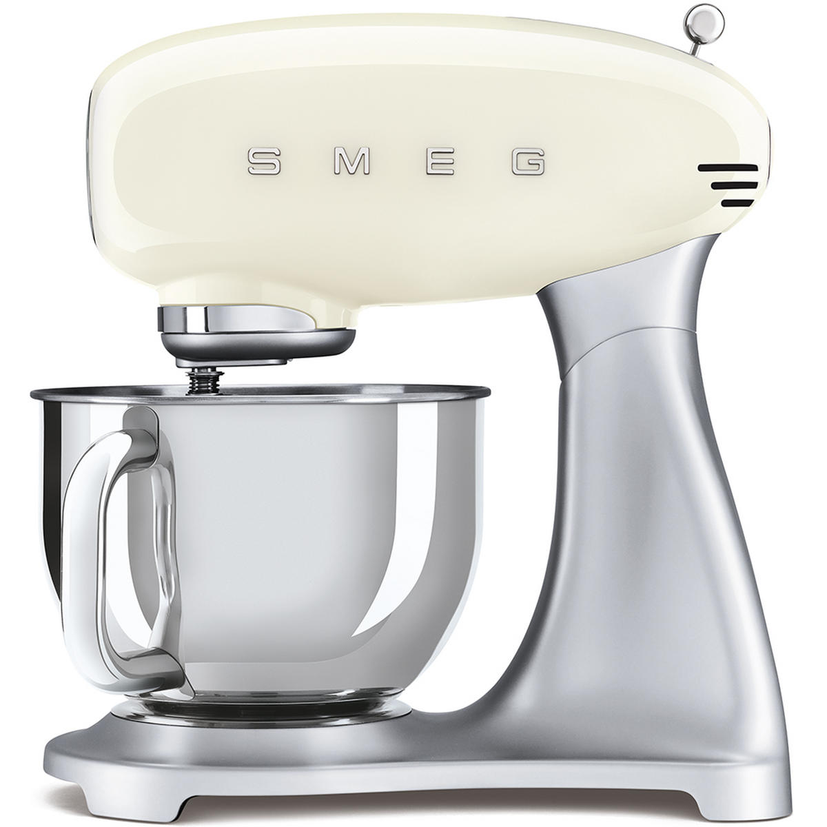KÜCHENMASCHINE SMF02CREU  - Silberfarben/Creme, Basics, Metall (40,2/37,8/22,1cm) - SMEG