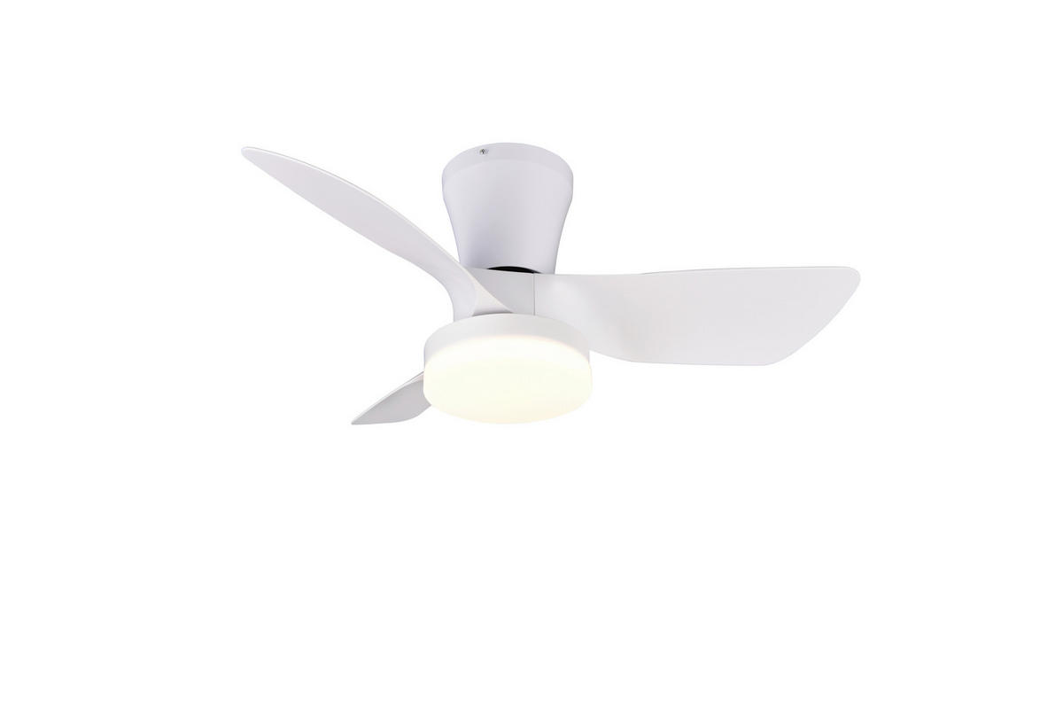 DECKENVENTILATOR  76,0/26,0 cm    - Weiss, Konventionell, Kunststoff (76,0/26,0cm)