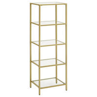 REGAL Goldfarben  - Goldfarben, Trend, Glas/Metall (40/124,5/30cm) - Boxxx