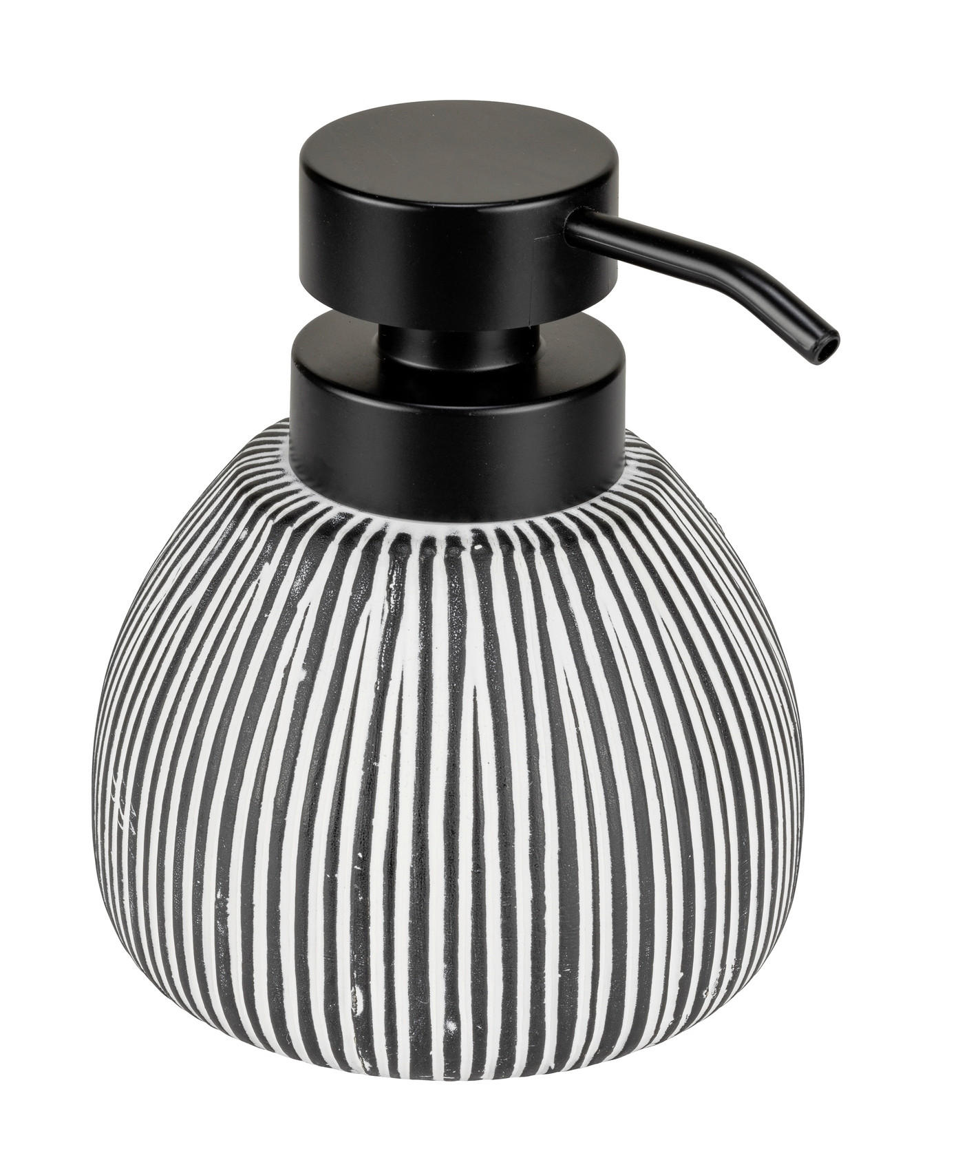 SEIFENSPENDER PASCOLI  - Schwarz/Weiß, Basics, Keramik/Kunststoff (11/13/12cm) - Schöner Wohnen