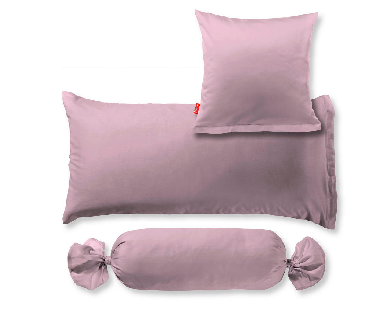 OBLIEČKA NA VANKÚŠ POD HLAVU, 40/80 cm - hnedofialová, Basics, textil (40/80cm) - Fleuresse