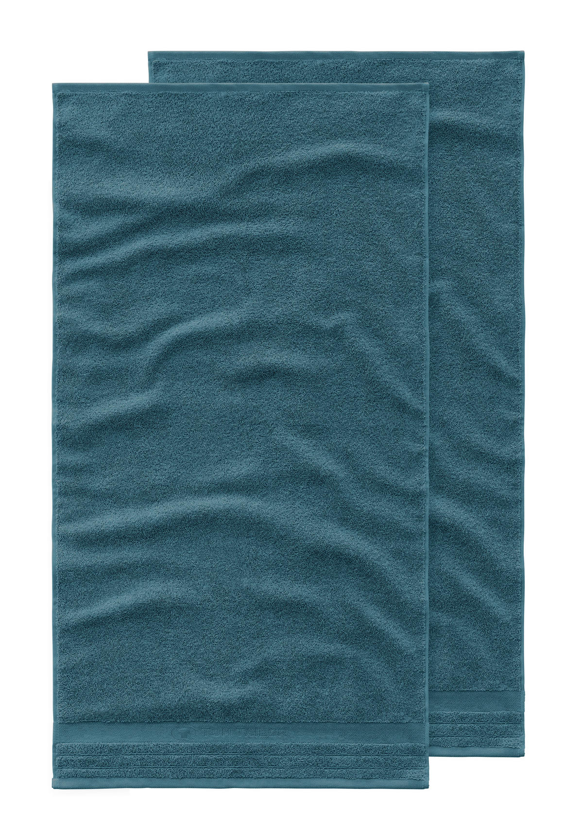 FROTTIERSET Türkis, Petrol 5-teilig  - Türkis/Petrol, Basics, Textil - Tom Tailor