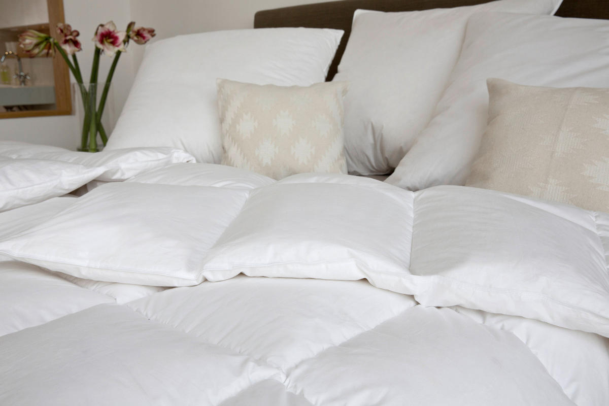 DAUNENDECKE  Ambiente  155/220 cm   - Weiß, Basics, Textil (155/220cm) - Centa-Star