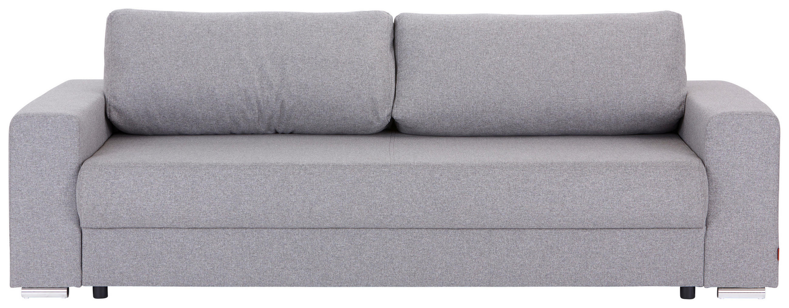 SCHLAFSOFA Flachgewebe Hellgrau  - Hellgrau, MODERN, Kunststoff/Textil (250/84/105cm) - MID.YOU