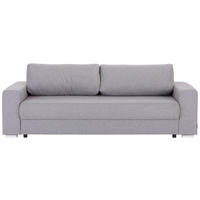 SCHLAFSOFA Flachgewebe Hellgrau  - Hellgrau, MODERN, Kunststoff/Textil (250/84/105cm) - MID.YOU