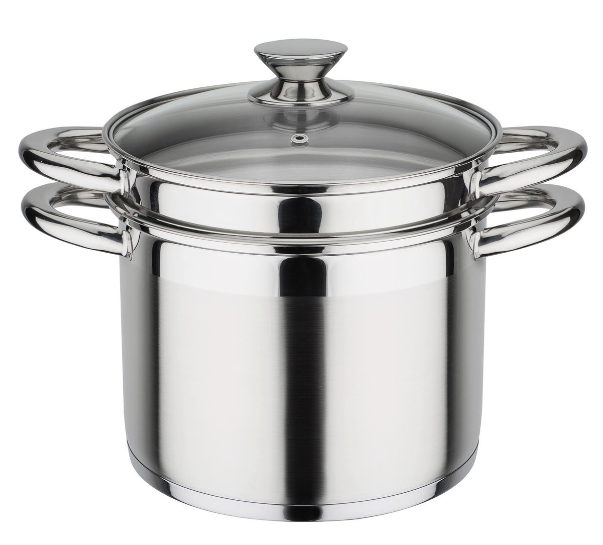 PASTATOPF TREVISO 6 l  - Edelstahlfarben, Basics, Metall (22cm) - GSW