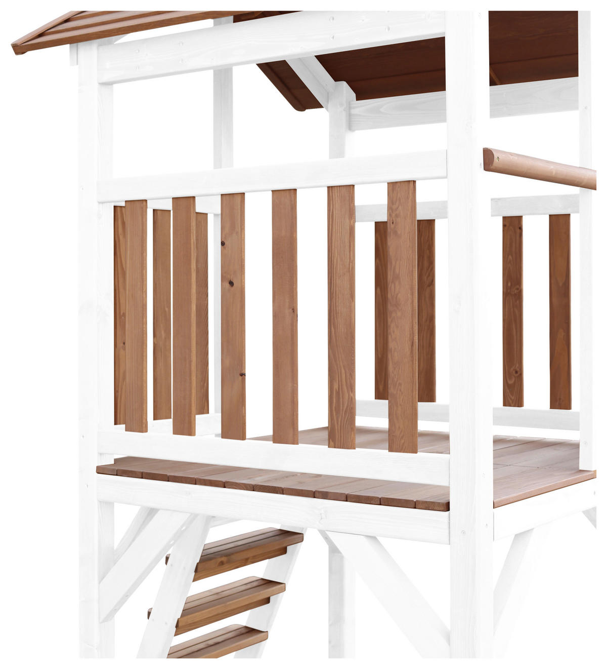 SPIELTURM 356,6/241,9/349 cm  - Blau/Weiss, Konventionell, Holz/Kunststoff (356,6/241,9/349cm)