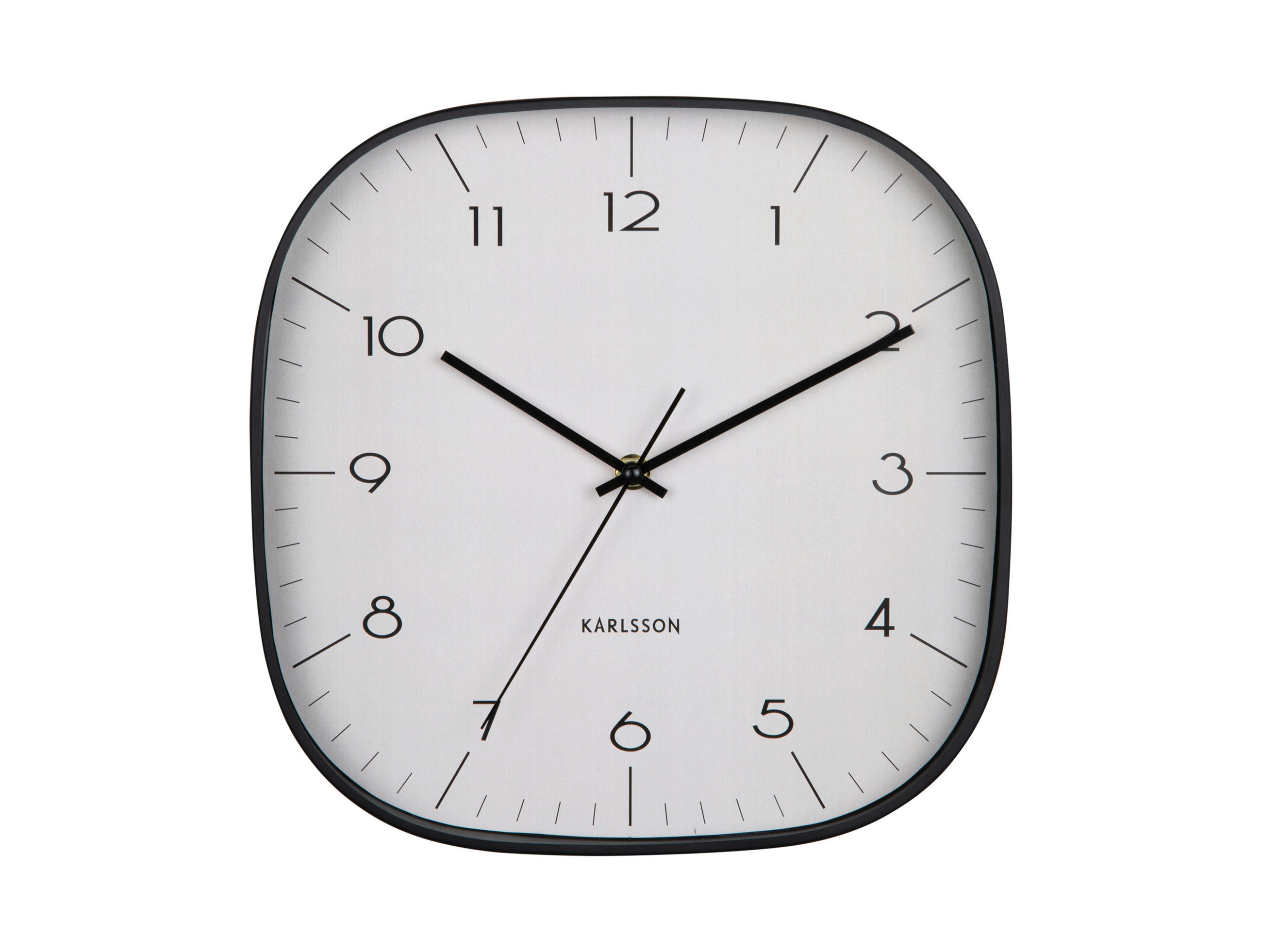 WANDUHR Grato Grau  - Grau, Basics, Metall (29cm) - Karlsson