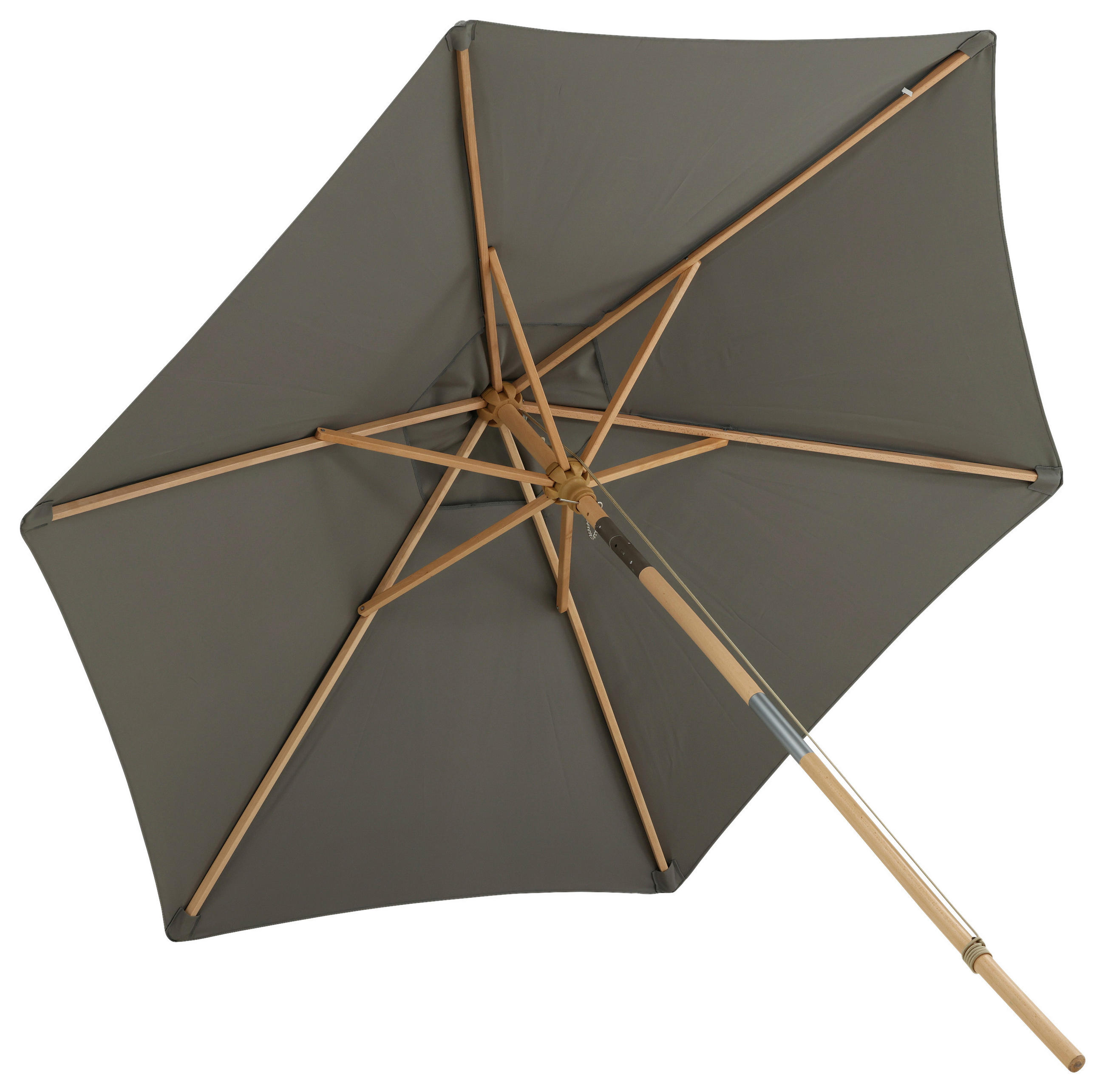 SONNENSCHIRM 250 cm  - Grau, KONVENTIONELL (250/232cm) - Gardenson