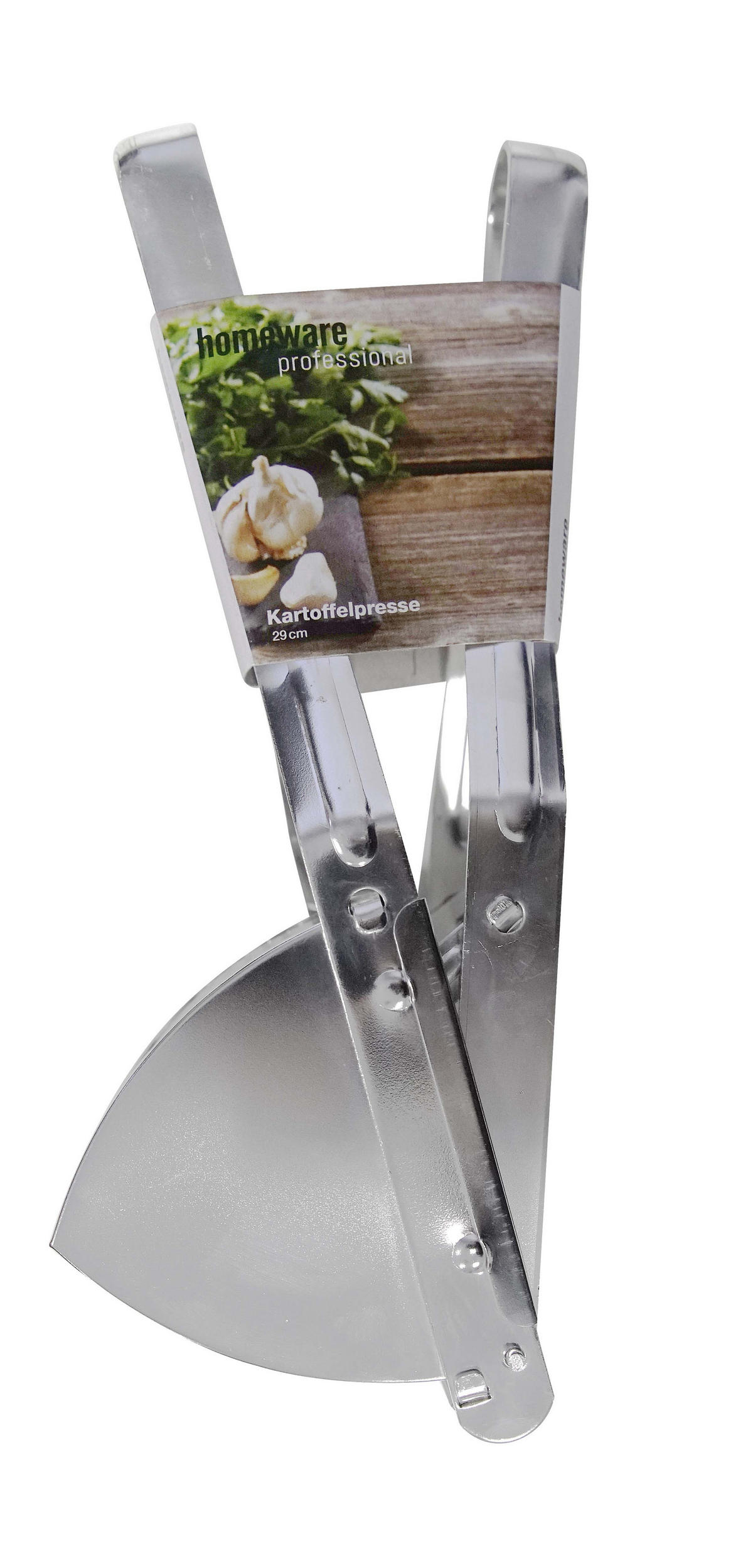 PRESA ZA KROMPIR - srebrna, Osnovno (29cm) - Homeware Profession.