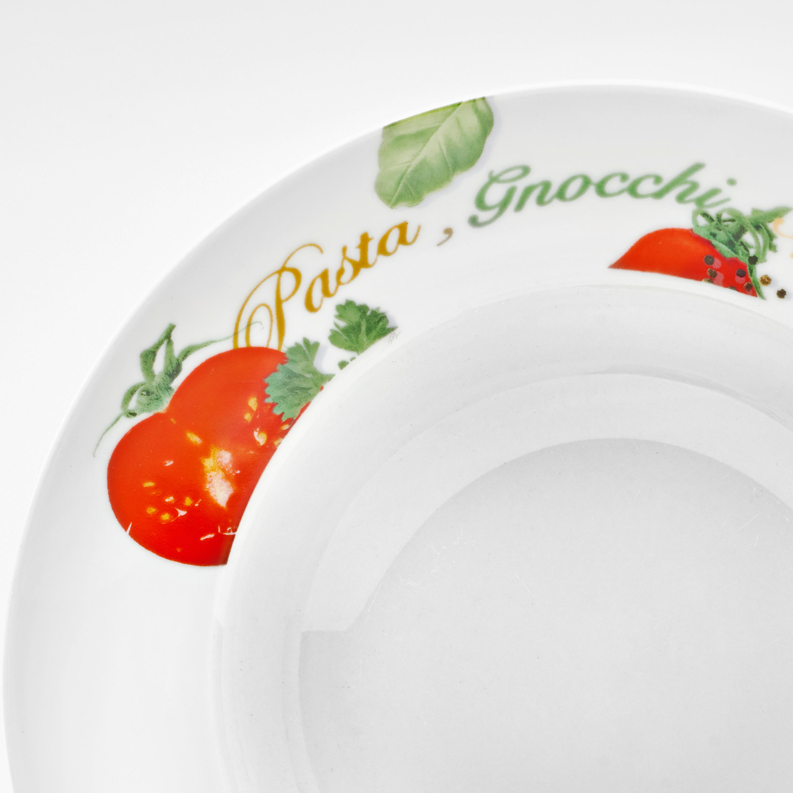 PASTATELLER Porzellan Milano  - Multicolor/Weiß, KONVENTIONELL, Keramik (27cm) - Van Well