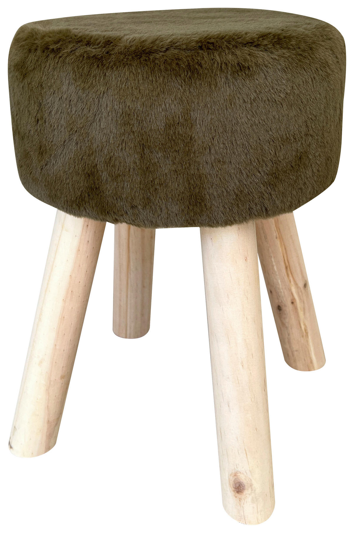 TABURE, les, tekstil, leseni material temno zelena  - naravne barve/temno zelena, Basics, tekstil/leseni material (28/38cm) - Ambia Home