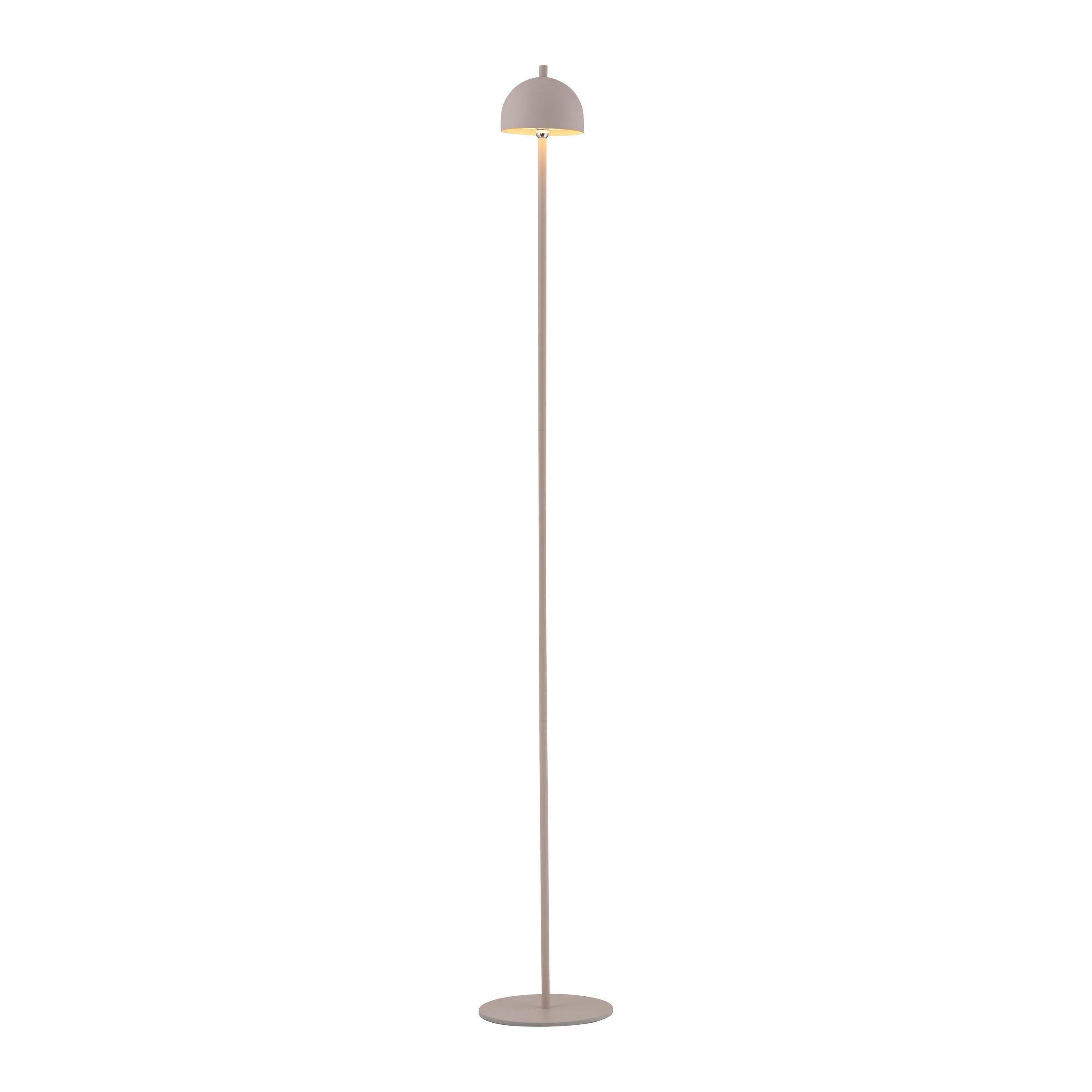 AKKU-STEHLEUCHTE 18/18/126 cm    - Sandfarben, Design, Kunststoff/Metall (18/18/126cm) - Schöner Wohnen