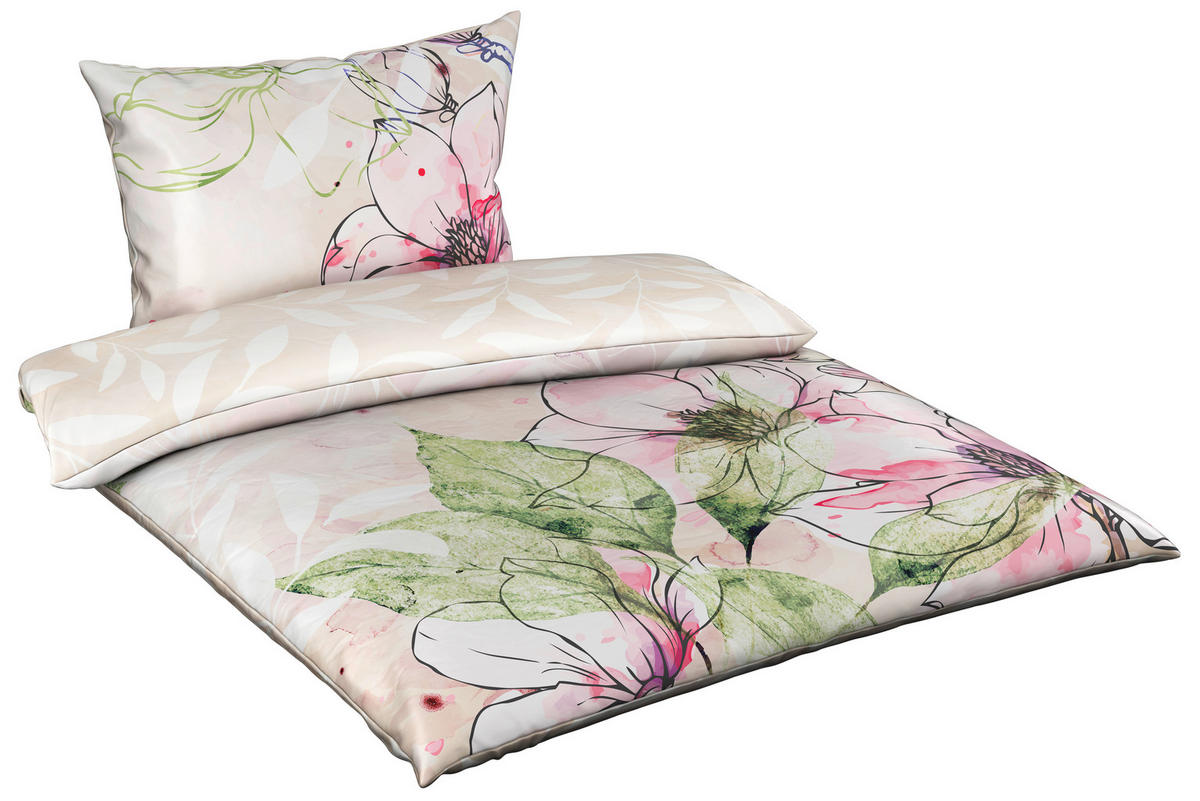 POSTELJINA 140/200 cm saten višebojna  - višebojna, Konvencionalno, tekstil (140/200cm) - Esposa