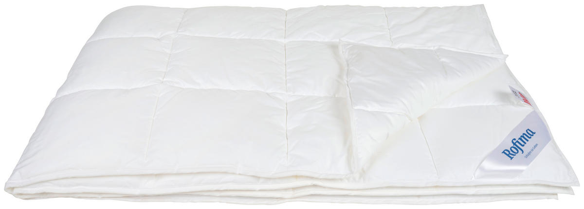 GANZJAHRESDECKE  Novella 140/220 cm  - Weiß, Basics, Naturmaterialien/Textil (140/220cm) - Rofima