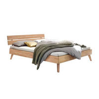 BETT 100/200 cm  in Eiche Bianco  - Eiche Bianco/Eichefarben, Design, Holz (100/200cm) - Hasena