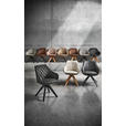 ARMLEHNSTUHL  in Mikrofaser  - Eichefarben/Dunkelgrau, LIFESTYLE, Holz/Textil (60/86/65cm) - Landscape