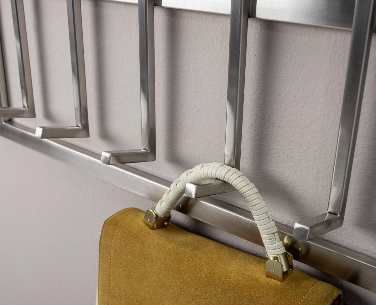 WANDGARDEROBE  in Silberfarben  - Silberfarben, MODERN, Metall (60/100/7,5cm) - MID.YOU