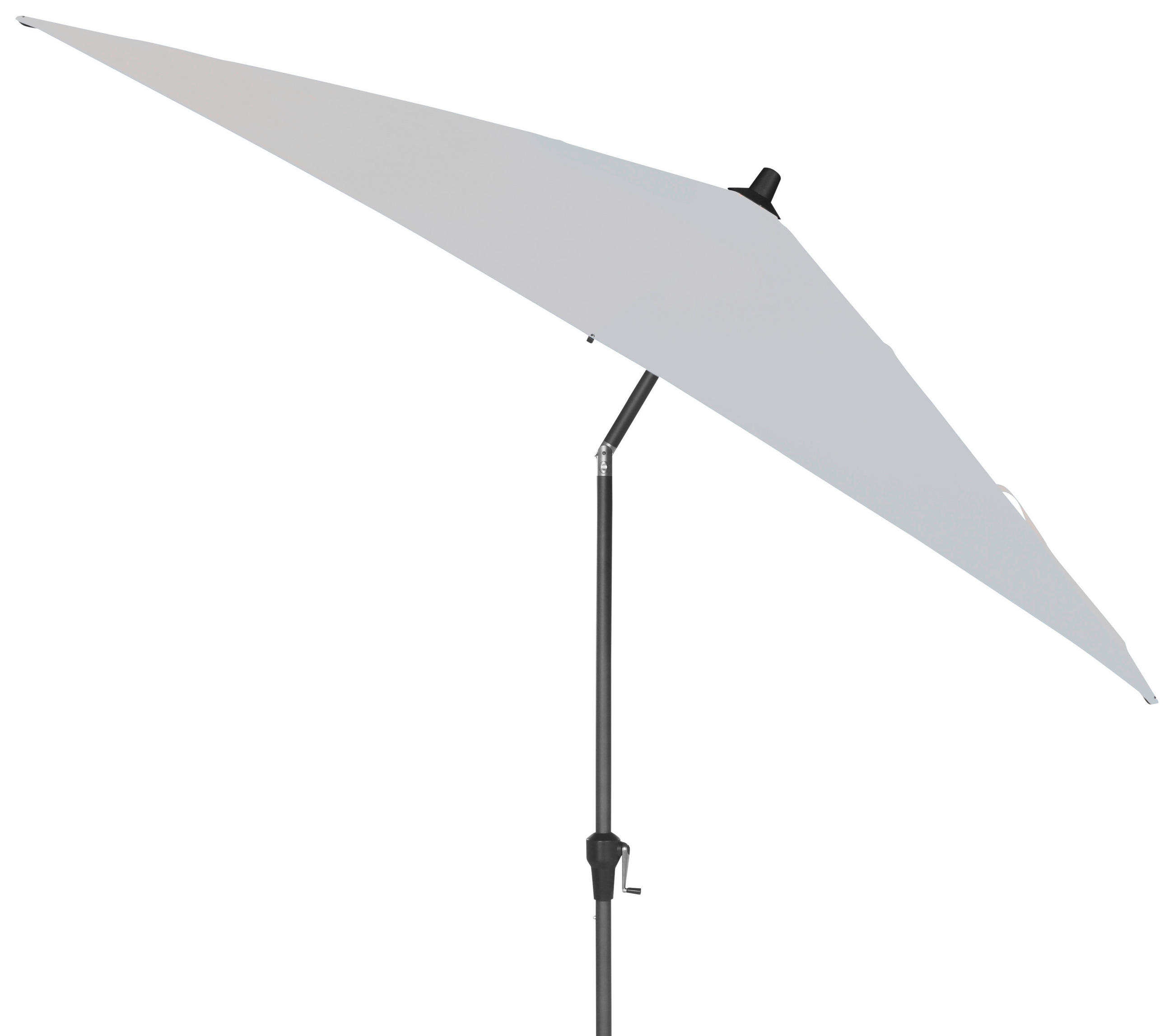 SONNENSCHIRM  250/250 cm  - Anthrazit/Grau, KONVENTIONELL, Textil/Metall (250/250cm) - Siena Garden