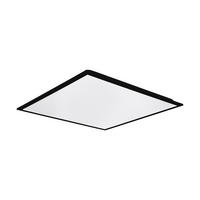 LED-DECKENLEUCHTE    59,5/59,5/3,4 cm  - Weiss/Schwarz, Basics, Kunststoff/Metall (59,5/59,5/3,4cm) - Eglo
