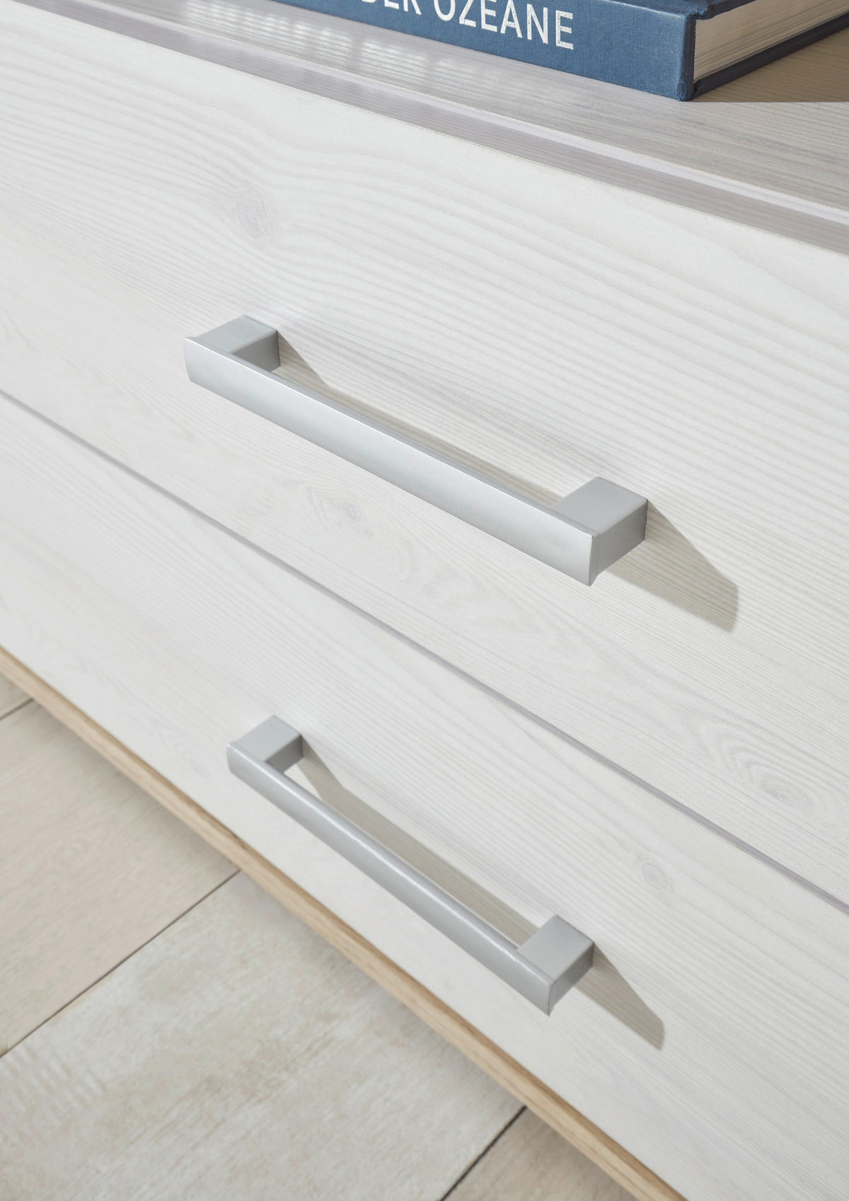 PAROI MURALE 2-teilig  in Eiche San Remo 200/60/38 cm  - Silberfarben/Lärchefarben, Lifestyle, Holzwerkstoff/Kunststoff (200/60/38cm) - MID.YOU