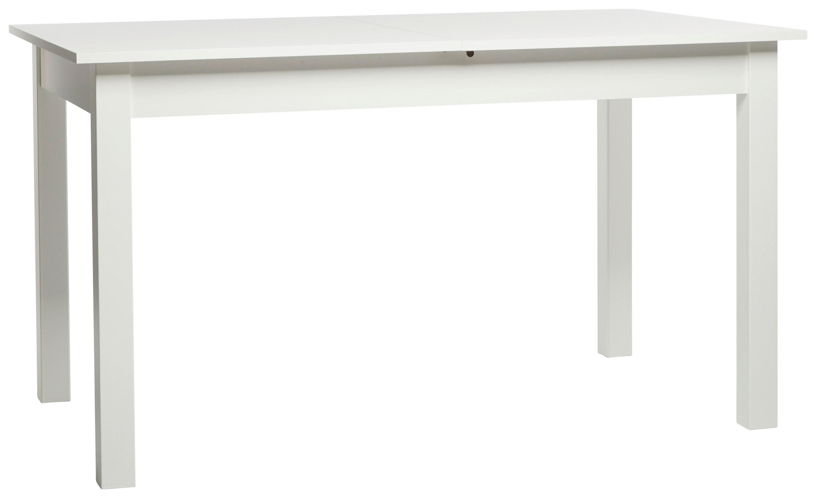 ESSTISCH 140-180/80/76,5 cm Nachbildung  Holzwerkstoff ausziehbar rechteckig Weiß  - Weiß, Design, Holzwerkstoff (140-180/80/76,5cm) - P & B