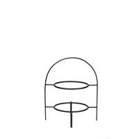 ETAGERE 2-stöckig - Schwarz, Design, Metall (21/28cm) - ASA