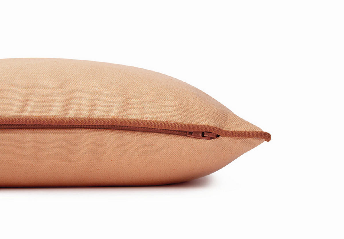KISSENHÜLLE Dove Signature 40/40 cm  - Koralle/Orange, KONVENTIONELL, Textil (40/40cm) - Tom Tailor